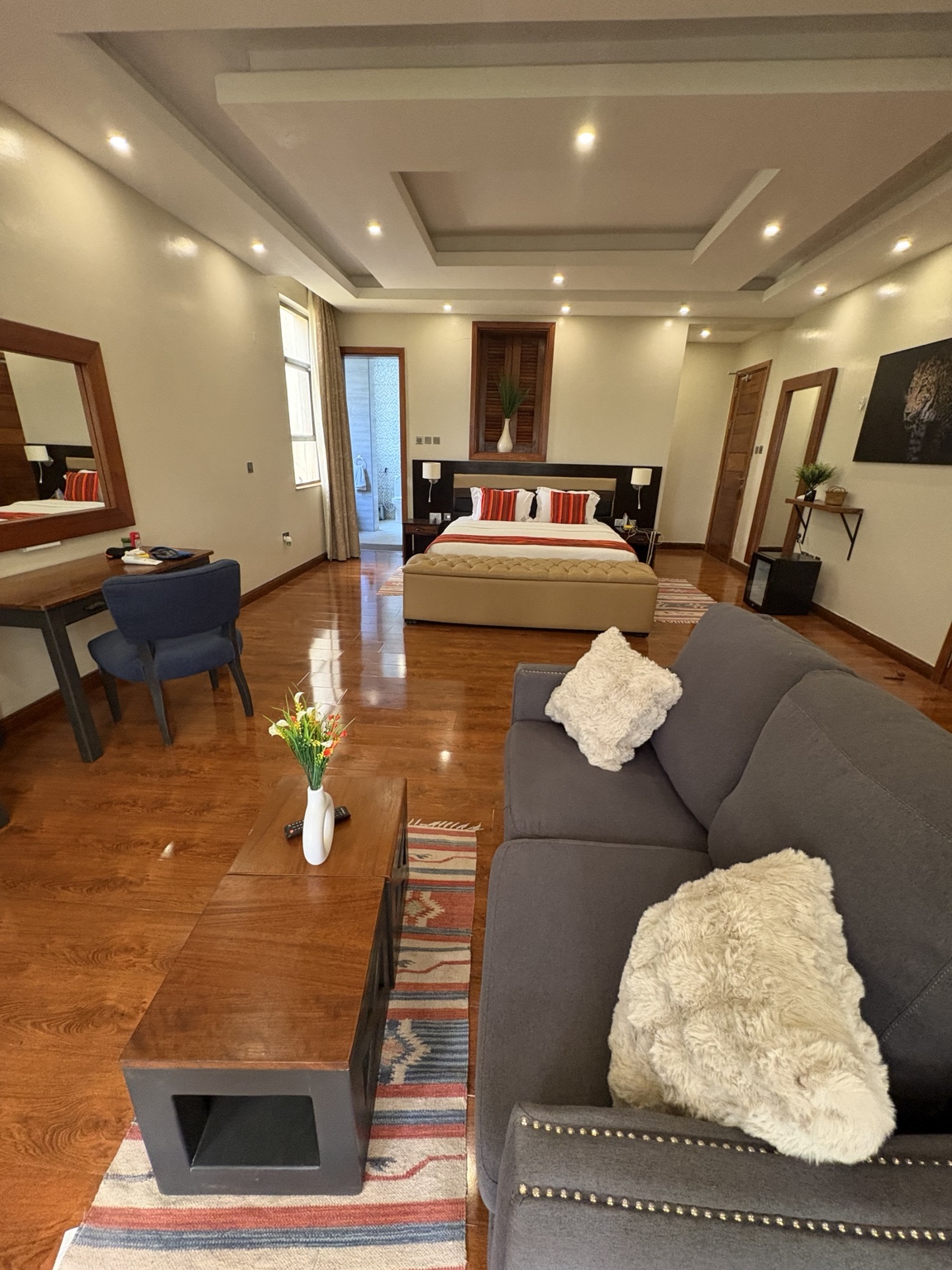Villa 54 Executive Room showing the full room and sofa